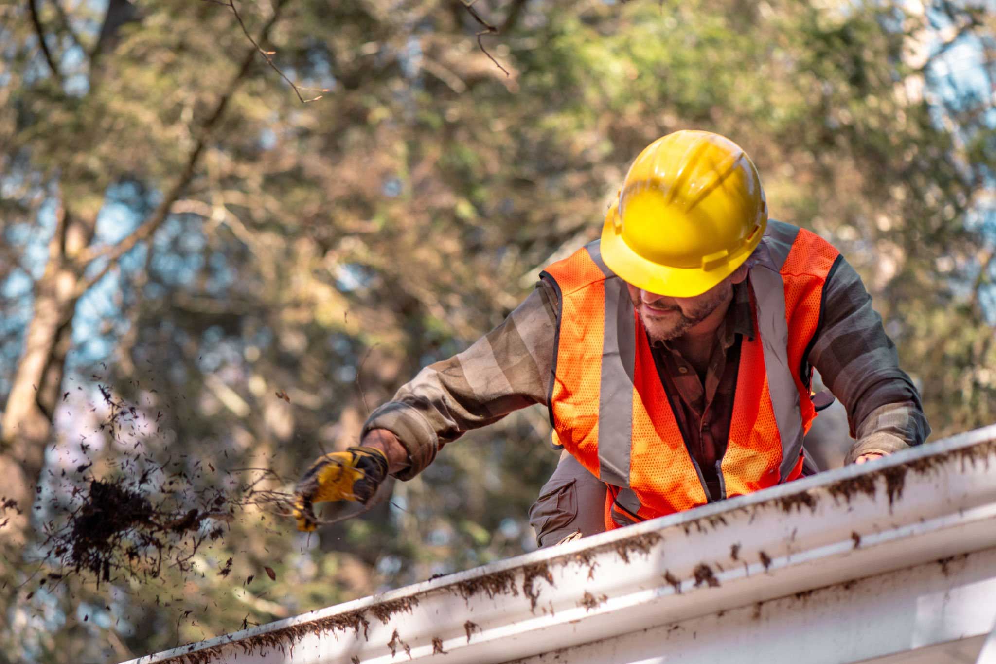 Gutter service project by Liam's Construction LLC