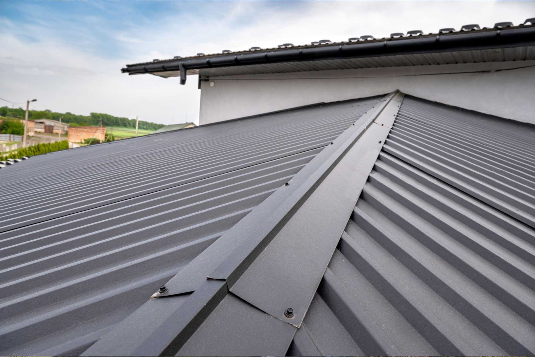Metal roofing detail by Liam's Construction LLC