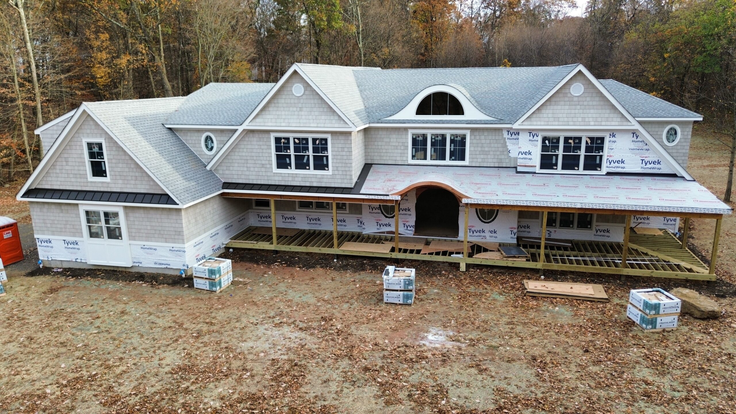 Siding installation by Liam's Construction